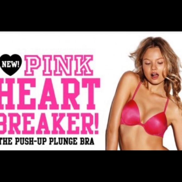 Victoria's Secret Other - PINK Victoria’s Secret push-up plunge bra 34D